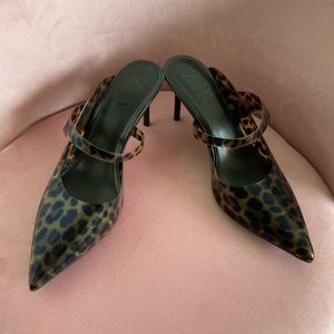ZARA shoes - plexi/leopard print - almost new !! Great deal!!!